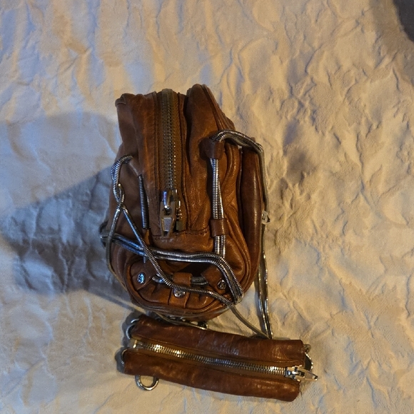 Alexander Wang Brown Leather Messenger Bag - Picture 5 of 7